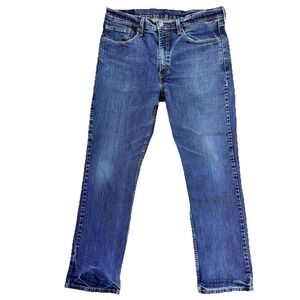 Levi Strauss 514 Mens Jeans Medium Wash Straight Fit Denim Cotton Size 36x30